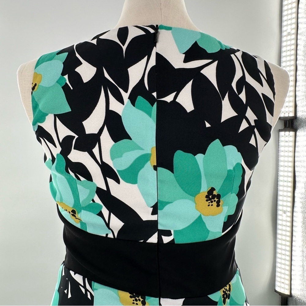I.N studio womens dress size 14 multicolored floral pencil corp core career - Picture 6 of 11